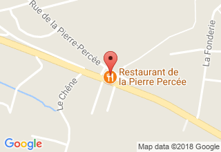 Plan de localisation de Restaurant la Pierre Percée