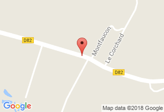 Plan de localisation de La Combe