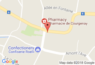 Plan de localisation de Le Cheval Blanc