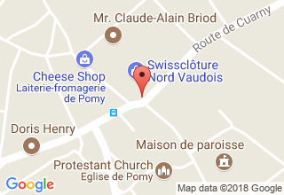 Plan de localisation de Auberge de Pomy