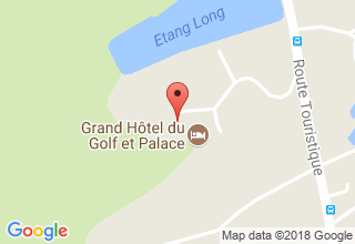 Plan de localisation de Centre de Congrès Grand Hôtel du Golf & Palace