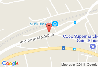 Plan de localisation de de la Gare