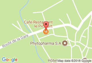 Plan de localisation de le Pic Vert