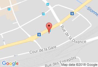 Plan de localisation de Claivaz Jacques