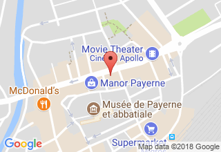 Plan de localisation de la Scala