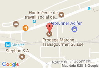 Plan de localisation de Prodega Cash+Carry transGourmet Schweiz SA