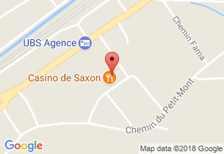 Plan de localisation de Casino de Saxon