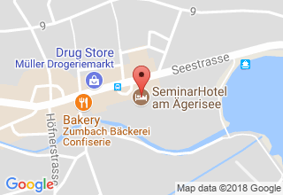 Plan de localisation de SeminarHotel am Ägerisee