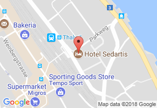 Plan de localisation de Hotel SEDARTIS
