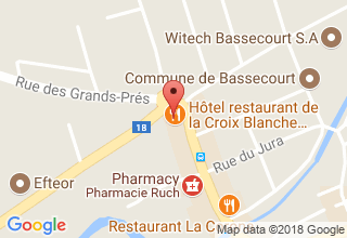 Plan de localisation de la Croix blanche