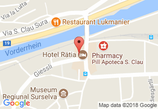 Plan de localisation de Rätia