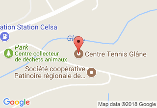 Plan de localisation de du Tennis
