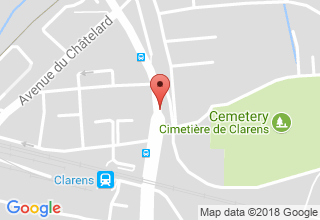 Plan de localisation de Borlat Clément