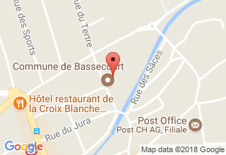 Plan de localisation de Mairie Secrétariat Caisse Contrôle des habitants agce AVS
