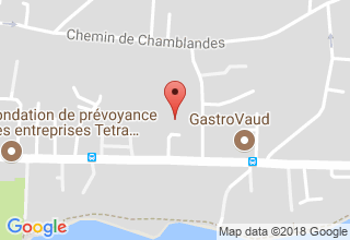 Plan de localisation de d'Intérêts boulangerie-meunerie de la Suisse romande