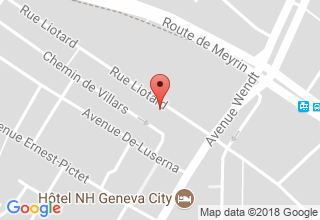 Plan de localisation de Point Rencontre Liotard