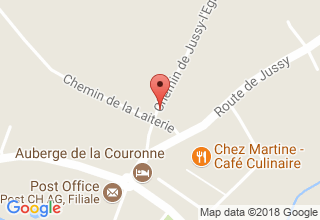 Plan de localisation de Jussy-Gy-Presinge-Puplinge-Meinier