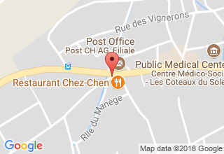 Plan de localisation de Association Cerebral Valais
