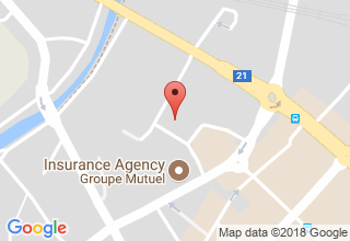 Plan de localisation de PRH Personnalité et relations humaines section romande