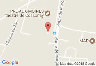 Plan de localisation de Ecole de musique de Cossonay