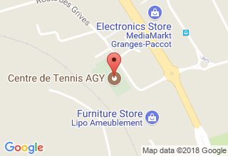 Plan de localisation de Tennis d'Agy SA