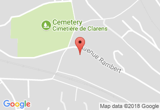 Plan de localisation de Eglise réformée vaudoise (EERV) - Paroisse de Clarens