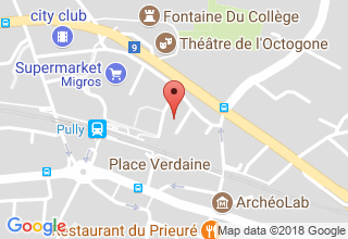 Plan de localisation de GPA Guardian Protection Romandie SA