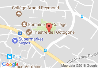 Plan de localisation de Service de défense incendie et secours