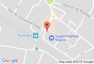 Plan de localisation de Cordonnerie-Serrurerie de Bussigny CSDB