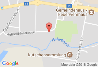 Plan de localisation de Baltensperger Ursula