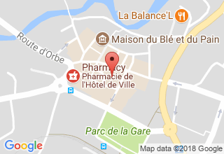 Plan de localisation de B.M.G. Cabinet de massages thérapeutiques et bien-être