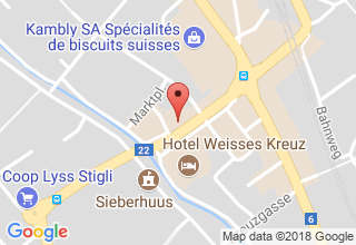 Plan de localisation de Home Instead Seniorenbetreuung Biel-Seeland