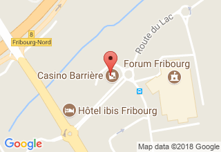 Plan de localisation de Casino de Fribourg