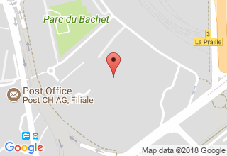Plan de localisation de Dojo Lancy-Palettes