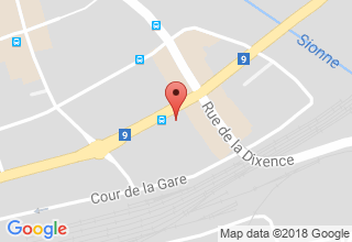 Plan de localisation de Association Judo Team Sion