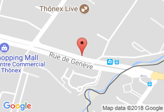 Plan de localisation de Billard de Thônex Centre sportif