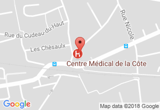 Plan de localisation de Centre sportif entraînement Médical de La Côte SA