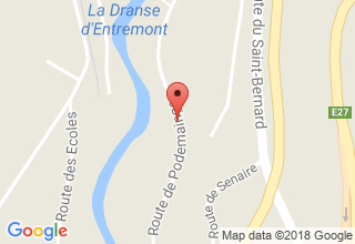 Plan de localisation de Darbellay Denis