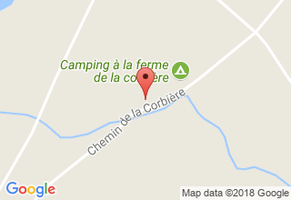 Plan de localisation de la Ferme de la Corbière