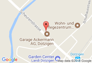 Plan de localisation de Agrola Tankstelle Dotzigen