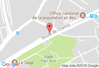 Plan de localisation de BP Service Onex