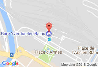 Plan de localisation de Groupement des taxis yverdonnois