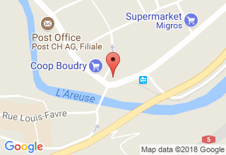 Plan de localisation de Taxi de Boudry