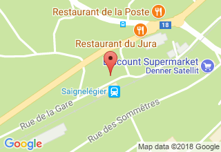 Plan de localisation de Taxi et mini-bus Schluchter Sàrl