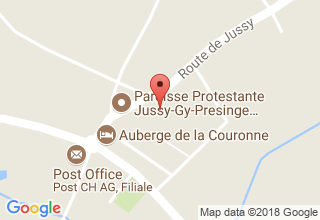 Plan de localisation de B Shop Jussy Sàrl
