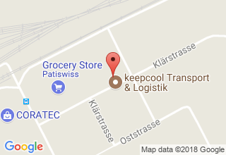 Plan de localisation de keepcool Transport & Logistik AG