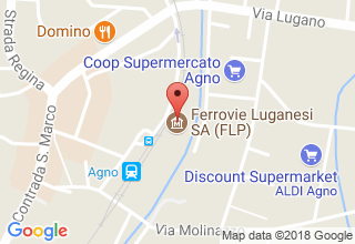 Plan de localisation de FLP - Ferrovie Luganesi SA