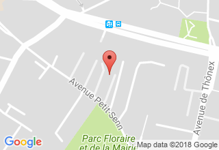 Plan de localisation de Trois-Chêne Jardins Sàrl