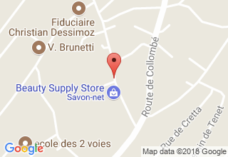Plan de localisation de Germanier Eric et Marceline (-Coppey)