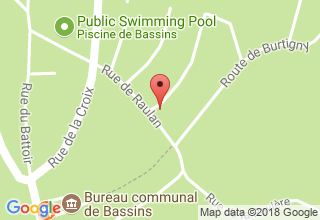 Plan de localisation de La Main Verte